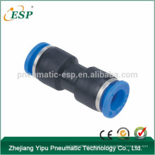 china PU union straight pneumatic fittings quick connect